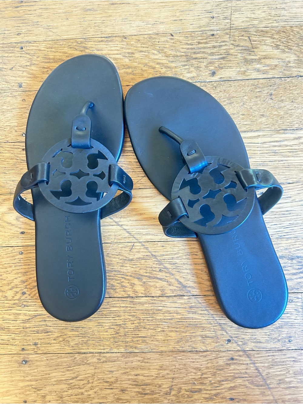 Tory Burch Miller Sandal, Black Size 7
